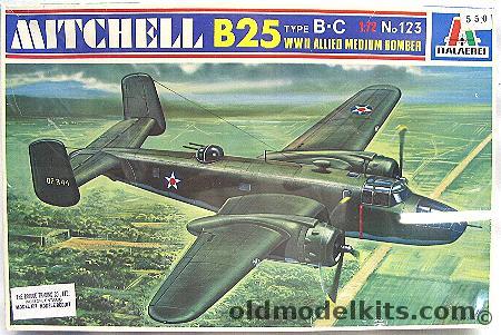 Italaerei 1/72 B-25B / B-25C Mitchell RAF or USAAF, 123 plastic model kit